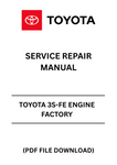 Unlock the full potential of your Toyota with the comprehensive 3S-FE Engine Factory Service Repair Manual in PDF format. This essential guide provides detailed instructions and diagrams, ensuring you have everything you need to perform maintenance and repairs with confidence. Whether you're a seasoned mechanic or a DIY enthusiast, this manual is designed to simplify complex tasks and enhance your understanding of the 3S-FE engine.
