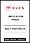 TOYOTA 7PLL24 FORKLIFT SERVICE REPAIR MANUAL - PDF FILE