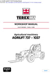 Terex Agrilift 737 Telescopic Handler Service Repair Manual Instant Download