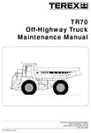 Terex TR70 OFF-HIGHWAY Truck Workshop Service Repair Manual Instant Download