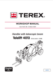 Terex Telelift 4013 Telescopic Handler Service Repair Manual