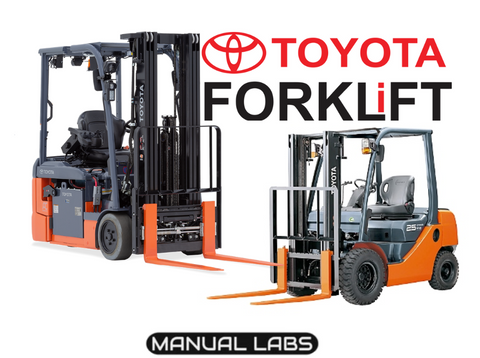 Toyota Skid Steer Loader SDK6-8 Service Repair Manual - PDF File Download