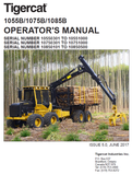 TIGERCAT 1075B, 1085B FORWARDER USER MANUAL