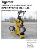 TIGERCAT HC570 HARVESTING HEAD USER MANUAL