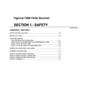 Download Complete Operator/User Manual For Tigercat 726B Feller Buncher | Serial No. (7261001-7261999)