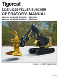 TIGERCAT L822E FELLER BUNCHER USER MANUAL