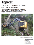 TIGERCAT X822C FELLER BUNCHER USER MANUAL