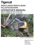 TIGERCAT LX822C FELLER BUNCHER USER MANUAL