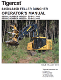 TIGERCAT L845D FELLER BUNCHER USER MANUAL