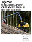 TIGERCAT H845D HARVESTER USER MANUAL