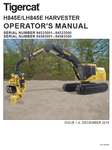 TIGERCAT H845E HARVESTER USER MANUAL