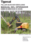 TIGERCAT 855D FELLER BUNCHER OPERATOR'S MANUAL