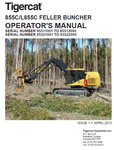 TIGERCAT L855C FELLER BUNCHER USER MANUAL