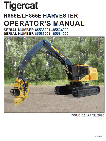 TIGERCAT LH855E USER MANUAL