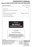 TIGERCAT 870C FELLER BUNCHER OPERATOR MANUAL