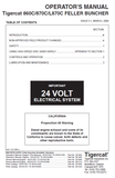 TIGERCAT L870C FELLER BUNCHER USER MANUAL