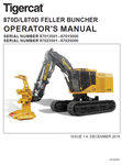 TIGERCAT L870D FELLER BUNCHER USER MANUAL