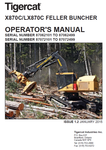 TIGERCAT LX870C FELLER BUNCHER USER MANUAL