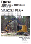 TIGERCAT H822C HARVESTER USER MANUAL