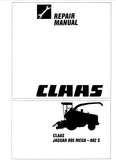 Claas Jaguar 695 MEGA – 682 S Forage Harvester Service Repair Manual - PDF File Download