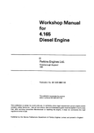 4.165 - Perkins Diesel Engine User Handbook and Workshop Service Repair Manual