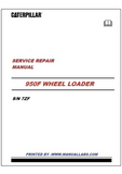 950F CATERPILLAR WHEEL LOADER SERVICE REPAIR MANUAL 7ZF - PDF FILE DOWNLOAD