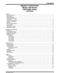 Massey Ferguson MF 1306, 1307, 1308, 1309, 1310 Disc Mower Workshop Service Repair Manual - PDF File