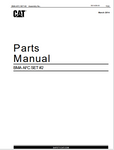 CATERPILLAR BI014256 - BMA ARMORED FACE CONVEYOR SET #2 PARTS CATALOGUE MANUAL BMAFC2