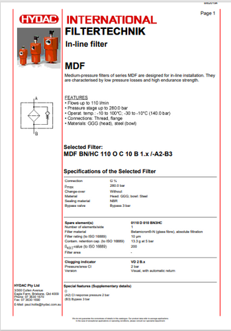 CATERPILLAR BI620194 HC-W10597 - IN-LINE FILTERS ARMORED FACE CONVEYOR PARTS CATALOGUE PDF MANUAL VC0026