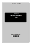 John Deere Tractor 5303 Operation, Maintenance & Diagnostic Test Service Manual TM4827