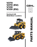 V270, V270 (EU), V330, V330 (EU) - Gehl Vertical Lift / Skid-Steer Loader Parts Catalog Manual PDF Download