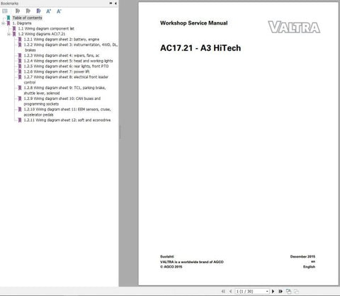 With clear illustrations and precise annotations, this manual enhances your ability to maintain and repair your Valtra equipment efficiently. Whether you're a technician or a DIY enthusiast, the user-friendly layout allows for quick reference, saving you time and effort in your projects.