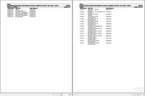 Discover the ultimate resource for your Valtra planter with the Plant Fertilizer BP503 to BP1106M Parts Catalog Manual (C050007). This comprehensive PDF file is designed to provide you with detailed information on parts and components, ensuring you have everything you need for efficient maintenance and repairs.