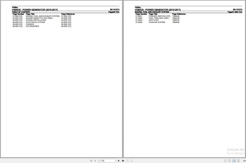 Unlock the full potential of your Valtra Power Generator with the VG60OS Parts Catalog Manual (891191974) for models from 2015 to 2017. This comprehensive PDF file serves as an essential resource for anyone looking to maintain, repair, or enhance their generator's performance. With detailed diagrams and part numbers, you can easily identify and order the components you need.