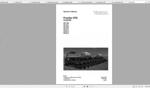 Inside, you’ll find detailed instructions, maintenance tips, and troubleshooting guidance tailored specifically for the BP1106-BP3016 models. This manual ensures that you can operate your machinery with confidence, reducing downtime and increasing productivity on the field.