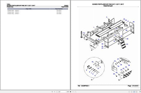 Discover the VALTRA SOWER FERTILIZER BP FINE 2017 Parts Catalog Manual (C200001) in a convenient PDF format. This comprehensive manual is an essential resource for anyone looking to maintain or repair their VALTRA SOWER equipment, ensuring optimal performance and longevity.