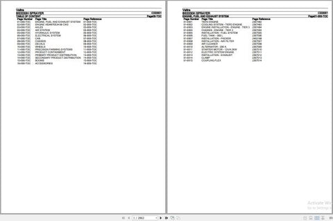 Discover the ultimate resource for your Valtra Sprayer with the BS3330H Parts Catalog Manual (C333001) in PDF format. This comprehensive manual is designed to provide you with detailed information on every component of your sprayer, ensuring you have the knowledge needed for efficient maintenance and repairs.