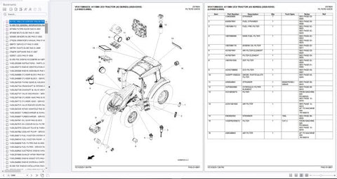 Discover the ultimate resource for your Valtra A115MH 2C0 A5 Series tractor with our comprehensive Parts Catalog Manual. This PDF file is meticulously designed to provide you with detailed diagrams and specifications, ensuring you have all the information you need for efficient maintenance and repairs.