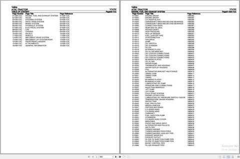 Discover the ultimate resource for your Valtra A73C tractor with our comprehensive Parts Catalog Manual. This PDF file is meticulously designed to provide you with detailed diagrams and specifications, ensuring you have all the information you need for efficient maintenance and repairs.