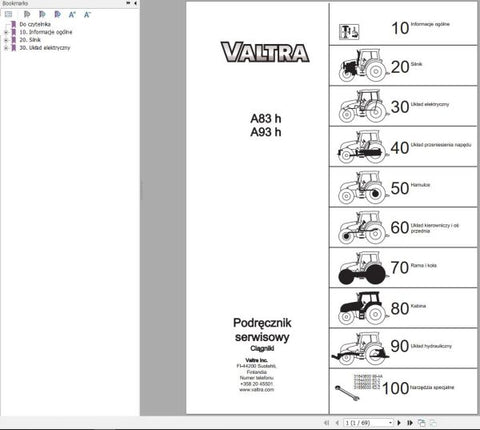 Discover the ultimate resource for your Valtra A83H and A93H tractors with the comprehensive Service Manual (39281301) available in PDF format. This essential guide is designed to provide you with detailed insights into maintenance, troubleshooting, and repair procedures, ensuring your equipment operates at peak performance.