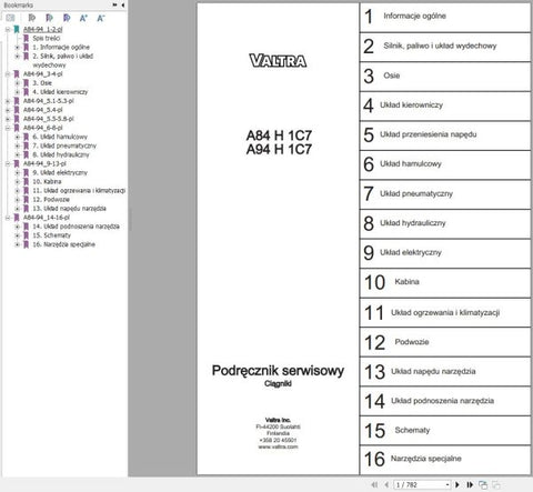 Unlock the full potential of your VALTRA A84H1C7 and A94H1C7 tractors with our comprehensive Service Manual, available in a convenient PDF format. This essential guide provides detailed instructions, diagrams, and troubleshooting tips to ensure your machinery operates at peak performance.