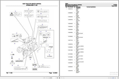 Discover the ultimate resource for your Valtra Tractor with the Mezzo Series 6200 Parts Catalog Manual (VFZ6200) in PDF format. This comprehensive manual is designed to provide you with detailed information on all parts and components, ensuring you have everything you need for maintenance and repairs.