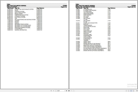 Unlock the full potential of your Valtra Tractor with the Mezzo Series 6600 Parts Catalog Manual (VFZ6600). This comprehensive PDF file serves as an essential resource for anyone looking to maintain or repair their tractor, ensuring you have access to detailed parts information at your fingertips.