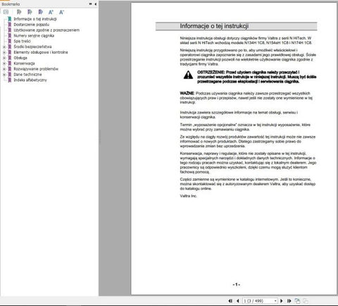 Unlock the full potential of your Valtra tractor with the comprehensive Operator’s Manual for models N134H1C8, N1154EH1C8, and N174H1C8. This PDF file is designed to provide you with essential information, ensuring you operate your tractor efficiently and safely.