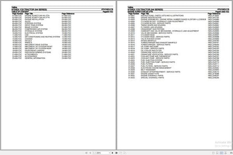 With easy navigation and clear illustrations, this parts catalog simplifies the process of identifying and ordering the correct components for your tractor. Whether you're a seasoned mechanic or a DIY enthusiast, this manual is an invaluable resource that saves you time and reduces the risk of errors.