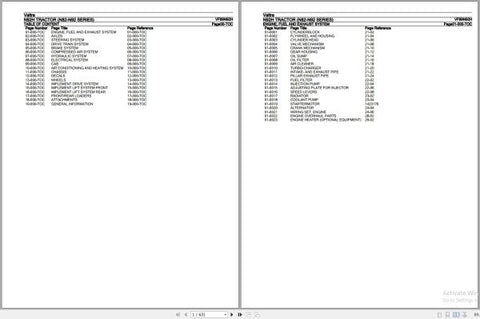 With easy navigation and clear illustrations, the N92H Parts Catalog Manual allows you to quickly identify the parts you need, saving you time and effort. Whether you're a seasoned mechanic or a tractor owner looking to perform DIY repairs, this manual is an invaluable tool that enhances your understanding of your tractor's inner workings.