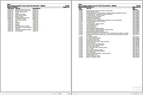 VALTRA TRACTOR S274 SMART TOUCH PARTS CATALOG MANUAL 6246534 - PDF FILE.