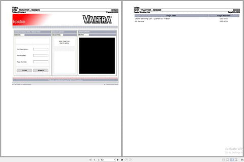 Discover the ultimate resource for your Valtra S292 tractor with the VALTRA TRACTOR S292 PARTS CATALOG MANUAL 3906226. This comprehensive PDF file is designed to provide you with detailed information on all parts and components, ensuring you have everything you need for maintenance and repairs at your fingertips.