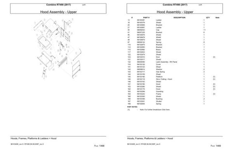 Discover the ultimate resource for your agricultural needs with the Versatile Combine RT490 Parts Catalog Manual 2017. This comprehensive PDF file is designed to provide you with detailed information on all parts and components of the RT490 combine, ensuring you have everything you need for maintenance and repairs at your fingertips.

With easy navigation and clear illustrations, this manual simplifies the process of identifying and ordering the right parts for your machine. Whether you're a seasoned farmer