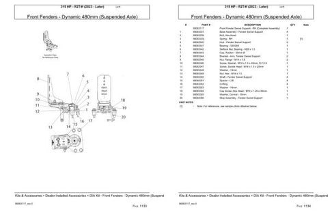 Unlock the full potential of your Versatile Tractor with the 315 HP R2T4F Parts Catalog Manual for 2023. This comprehensive PDF file is your go-to resource for detailed parts information, ensuring you have everything you need to keep your tractor running smoothly and efficiently.